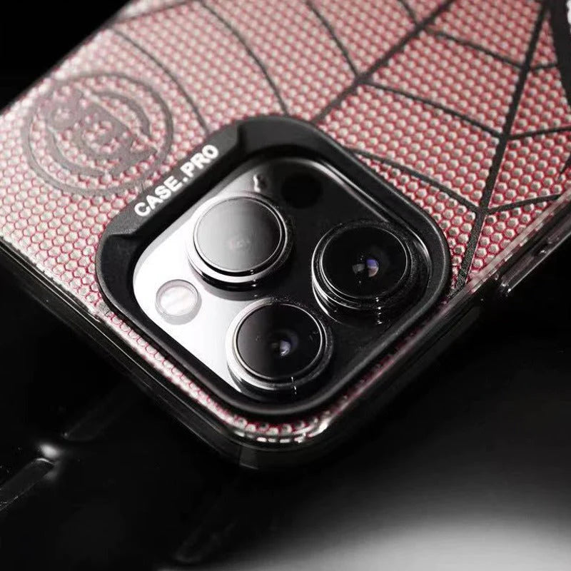 Web-Slinging Spiderman Case For iPhone