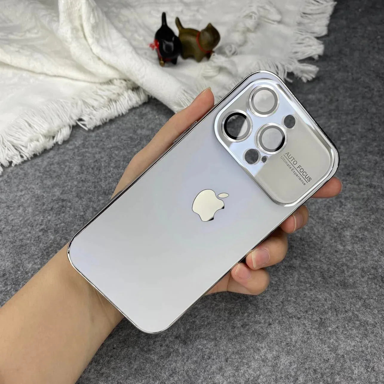 AG Full Lens Premium Glass Case For iPhone